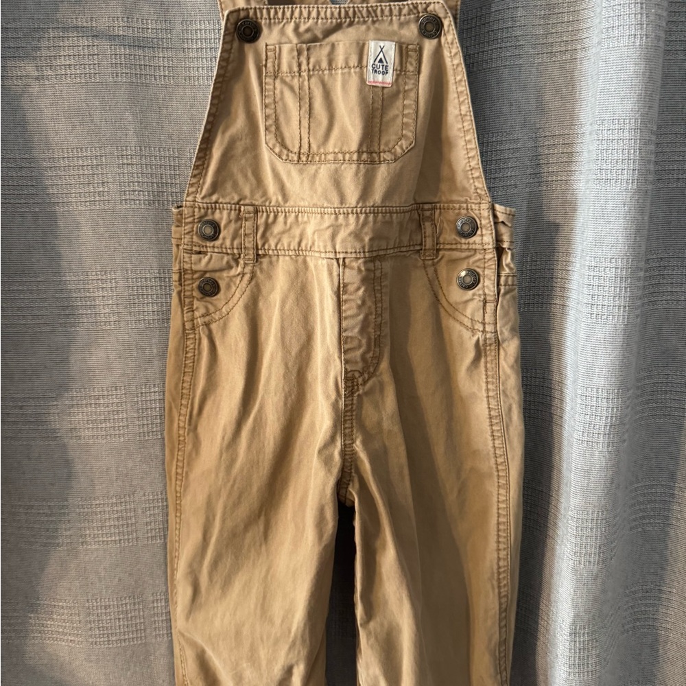 Carter's Tan Kids One Piece Overalls